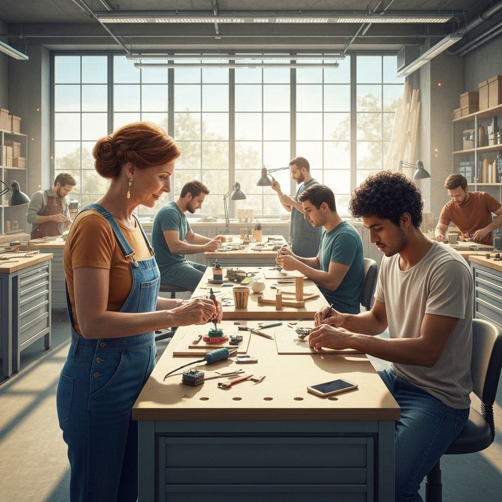 Community members collaborating